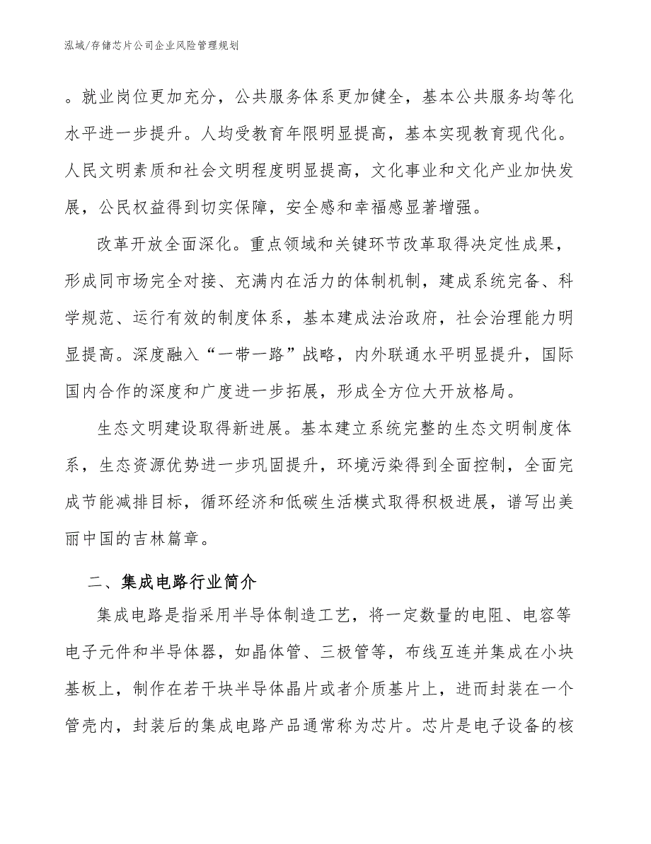 存储芯片公司企业风险管理规划_第4页