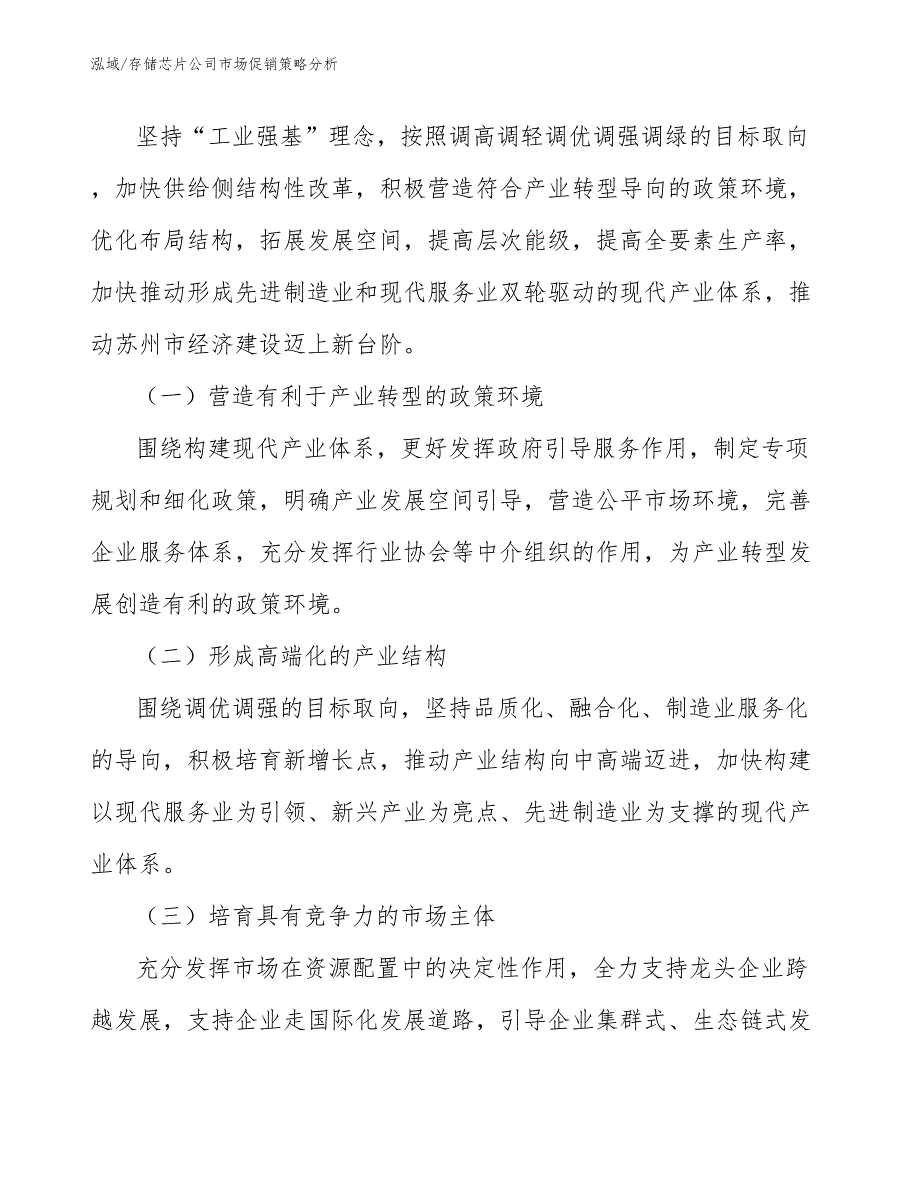 存储芯片公司市场促销策略分析_第3页