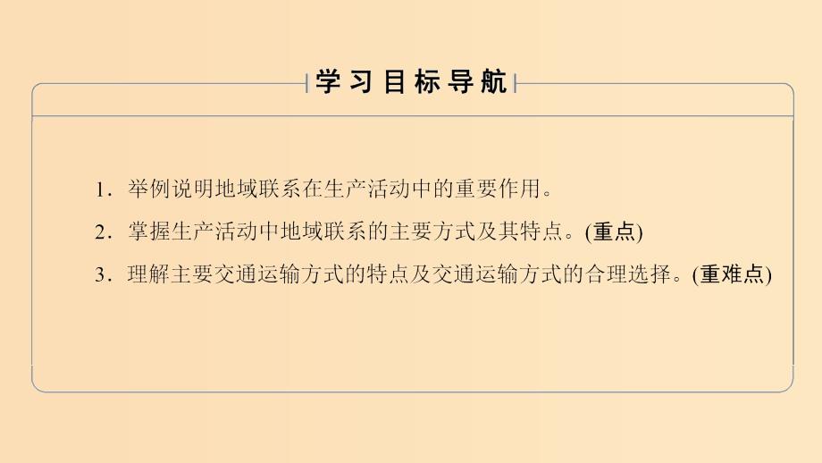 2018秋高中地理第4单元人类活动与地域联系第1节人类活动地域联系的主要方式课件鲁教版必修2 .ppt_第2页