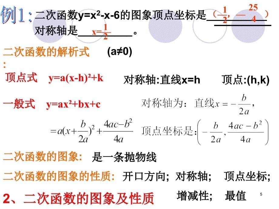 二次函数中考复习课件_第5页