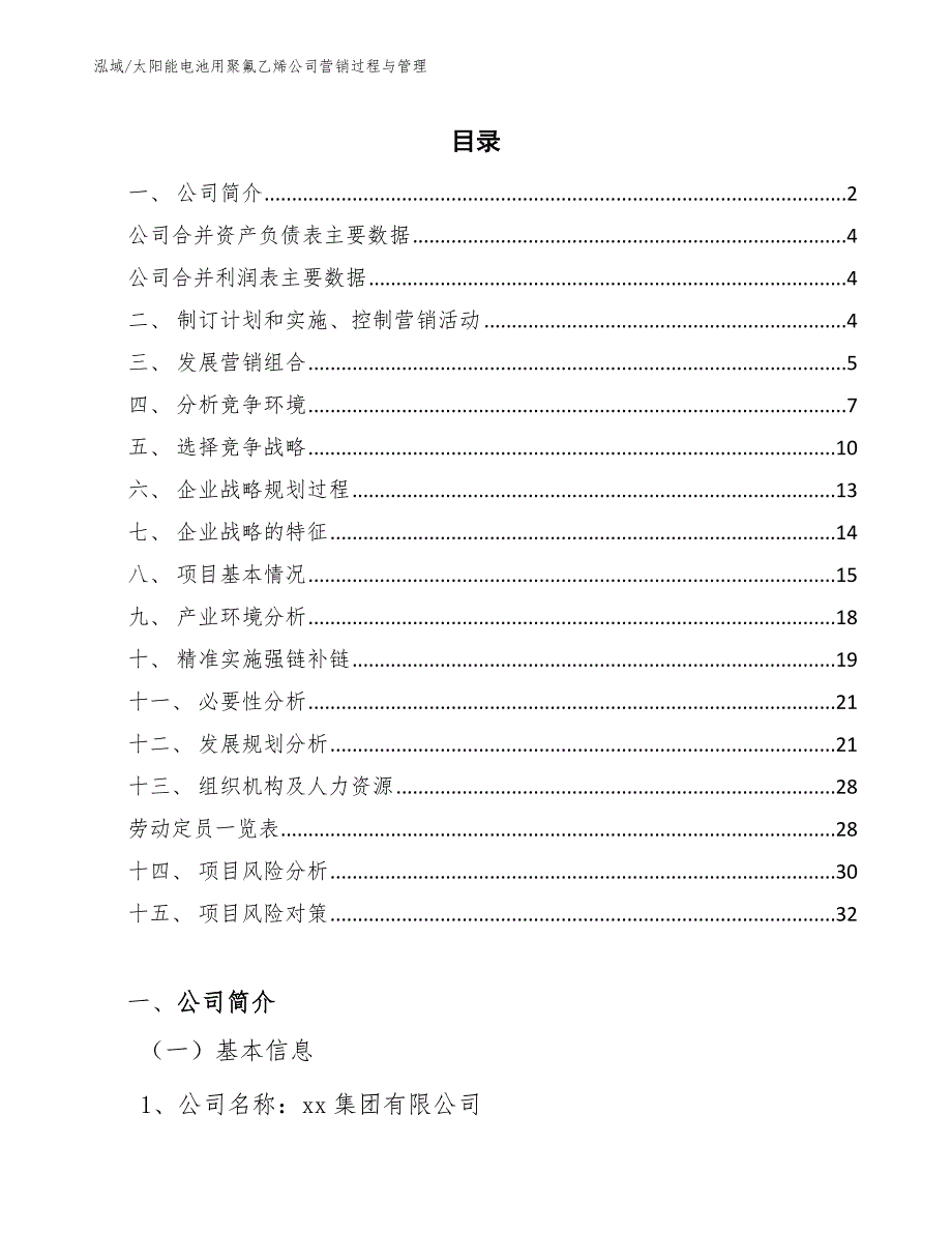 太阳能电池用聚氟乙烯公司营销过程与管理_参考_第2页