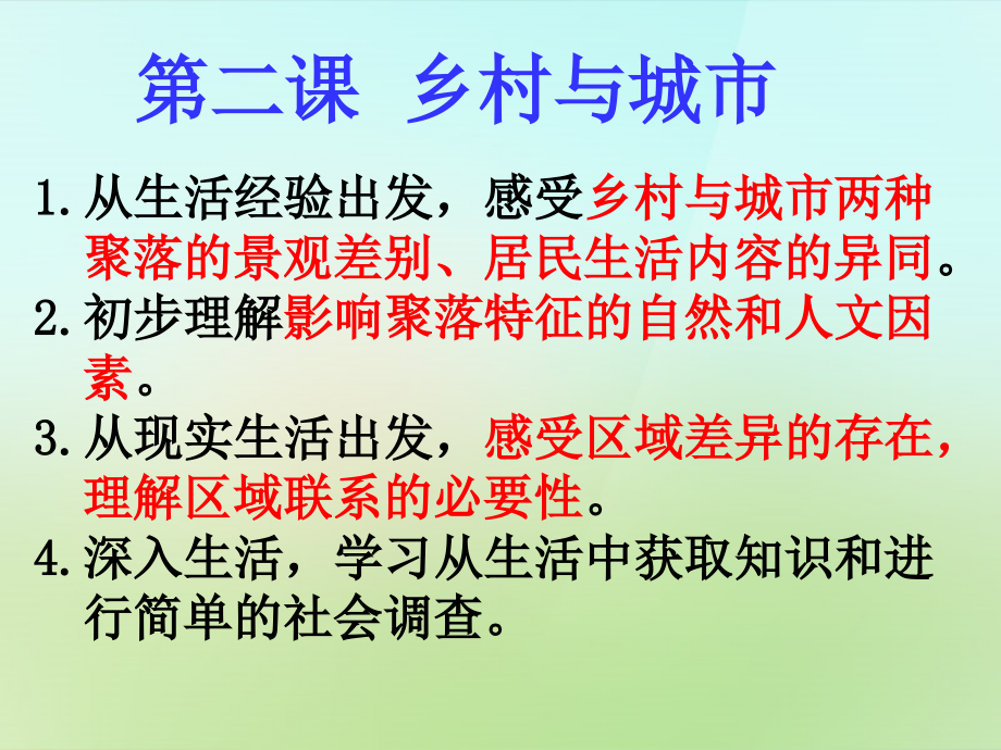 七年级历史与社会上册人在社会中生活复习ppt课件人教版_第4页