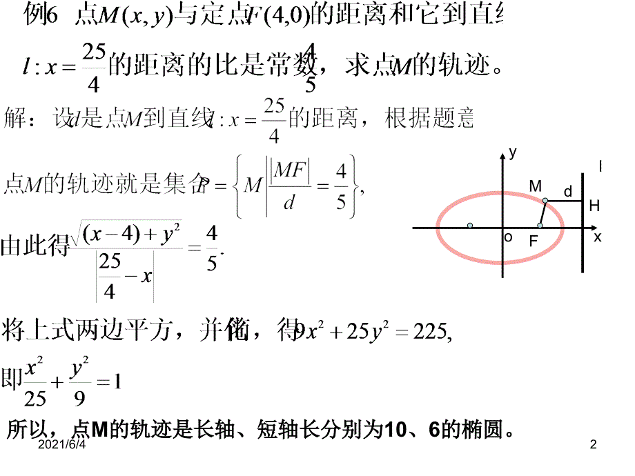 直线与椭圆的位置关系-弦长公式-弦中点问题_第2页