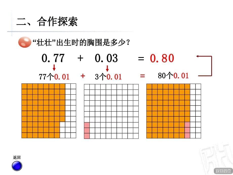 最新.11青岛版四年级上册第七单元奇异的克隆牛信息窗1小数加减法._第5页