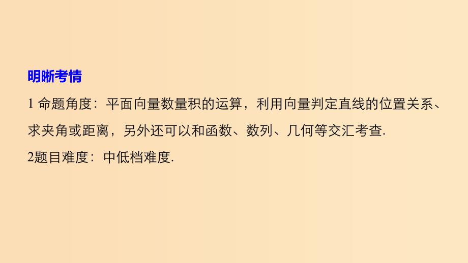 （江苏专用）2019高考数学二轮复习 第二篇 第8练 平面向量课件 理.ppt_第2页