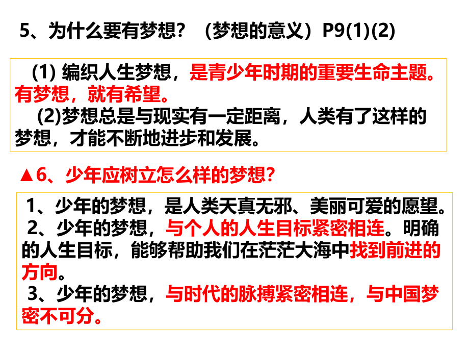 人教版《道德与法治》七年级上册知识点复习ppt课件_第4页