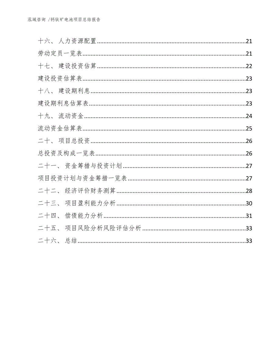 钙钛矿电池项目总结报告-（模板参考）_第3页