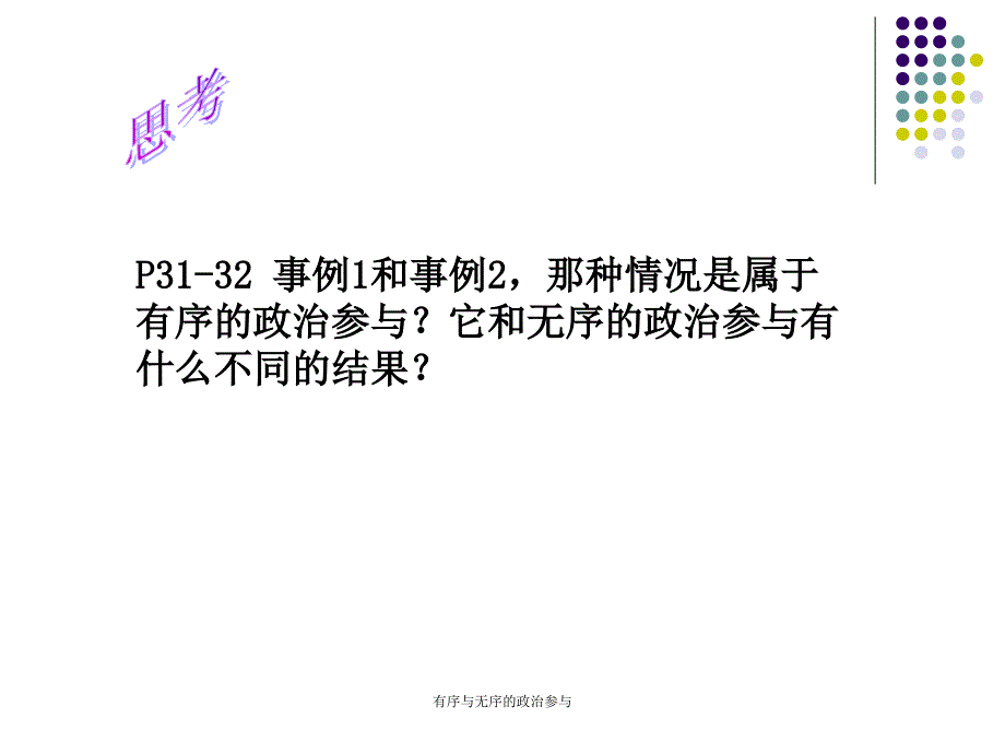 有序与无序的政治参与课件_第2页