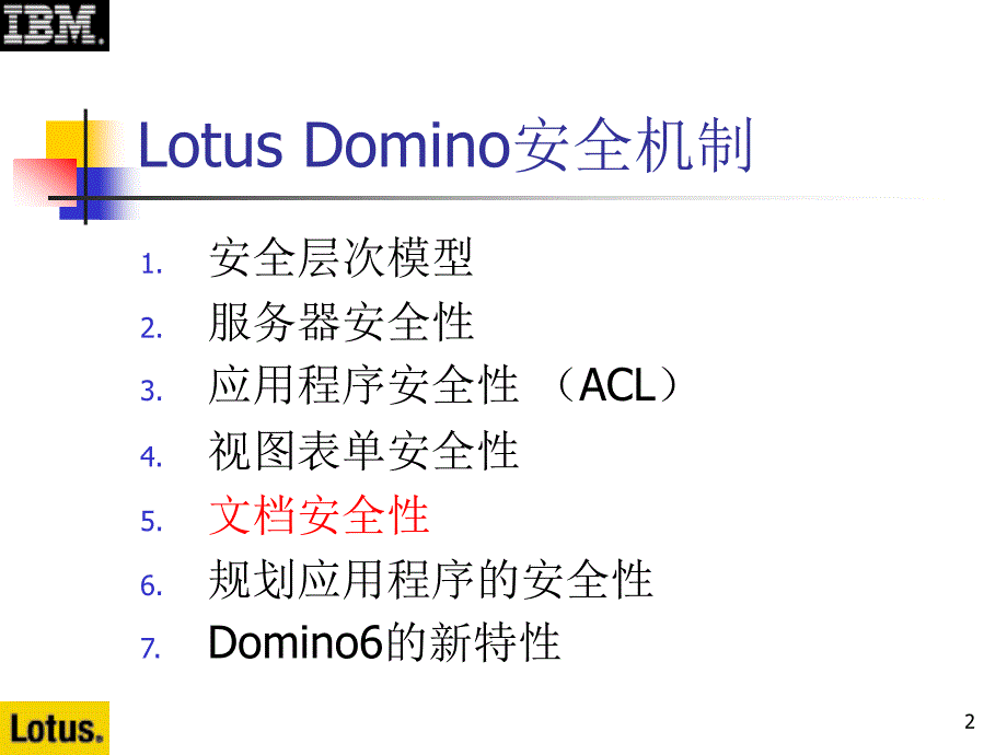 Notes&amp;Domino授课教案：4-6 文档安全性_第2页