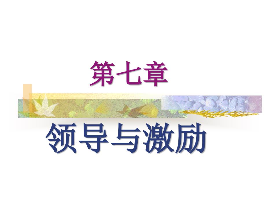 第七章-领导与激励2课件_第1页