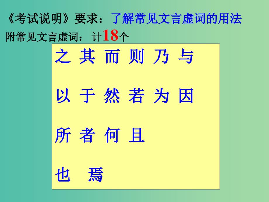 高中语文 文言虚词专项复习课件 新人教版必修1.ppt_第3页