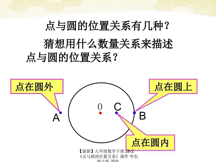 最新九年级数学下册282点与圆的位置关系课件华东师大版课件_第5页