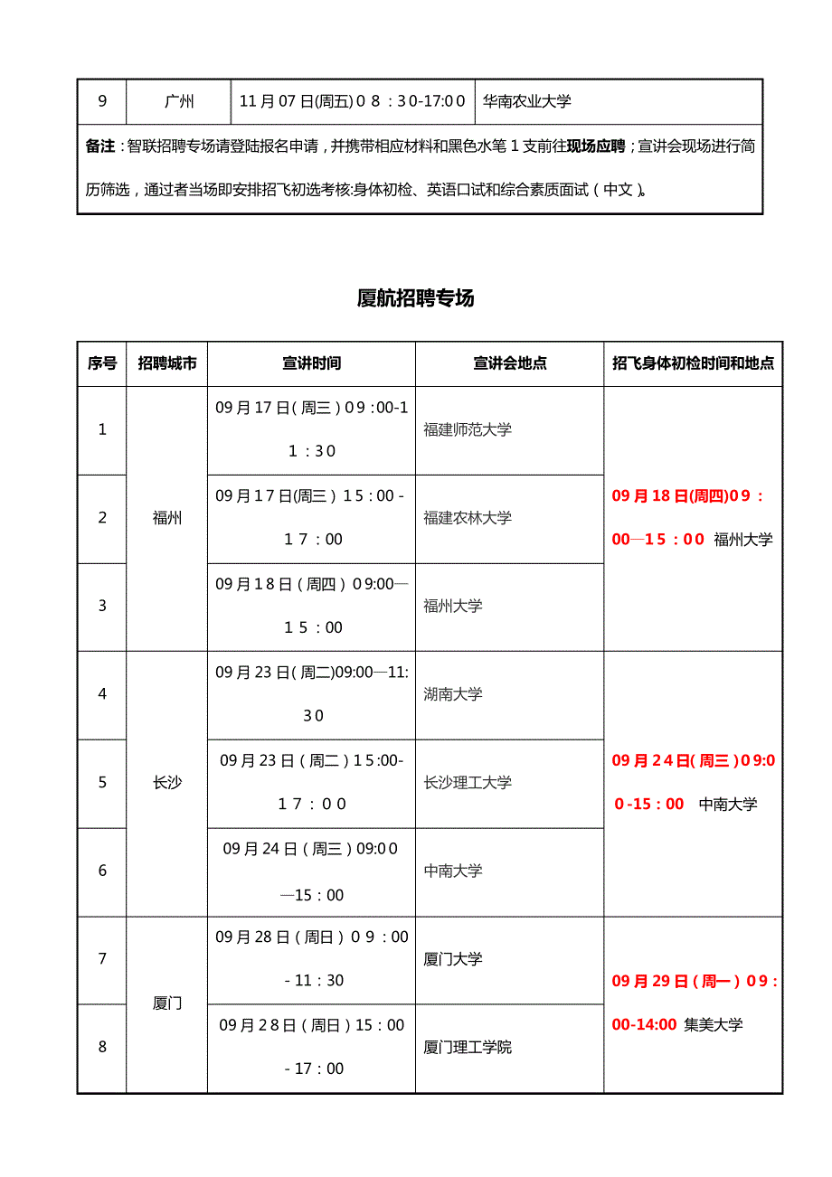 翼行动厦门航空全国校园招聘公费飞行学员.doc_第3页