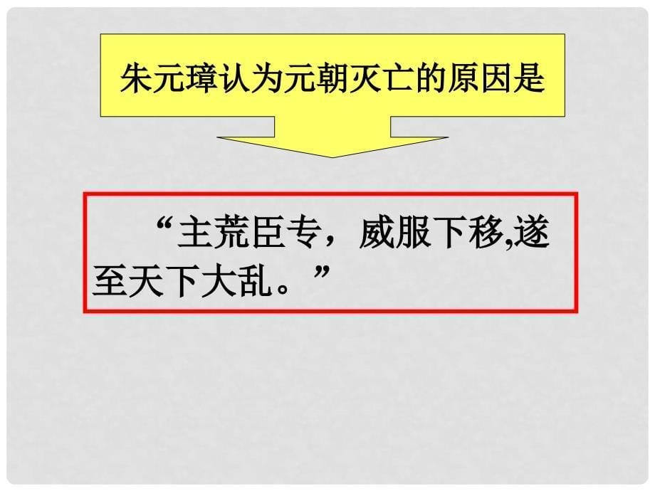 湖北省武汉市为明实验学校七年级历史下册《第15课 明朝君权的加强》课件 人教新课标版_第5页