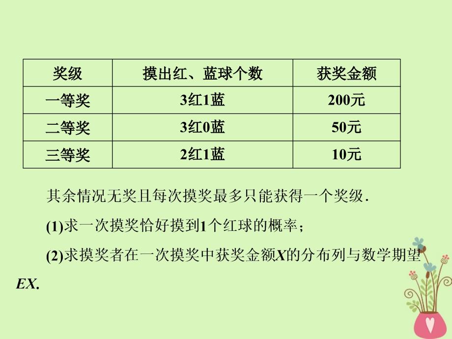 数学 第二章 概率 5 第一课时 离散型随机变量的均值 北师大版选修2-3_第4页