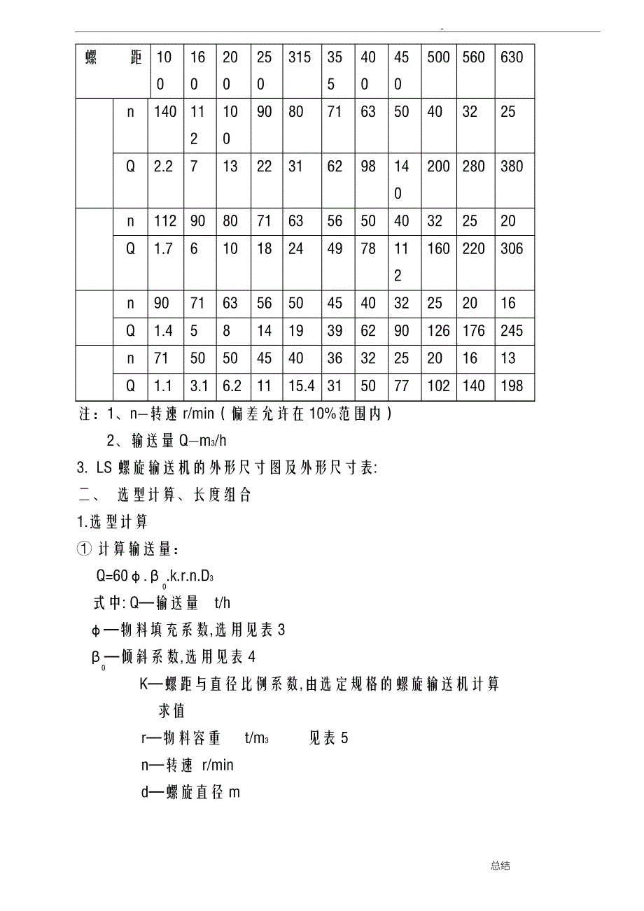 螺旋输送机操作说明书_第3页