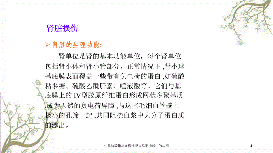 生化检验指标在慢性肾病早期诊断中的应用_第4页