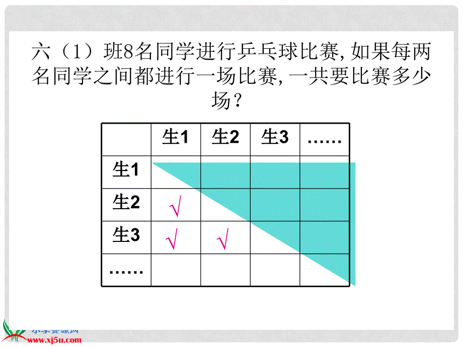 六年级数学下册 比赛场次课件 北师大版_第4页