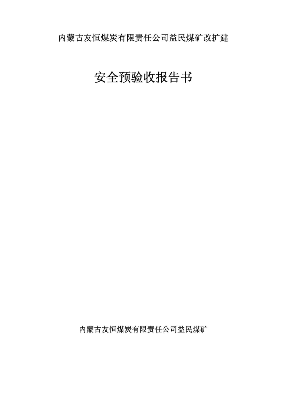 安全预验收报告_第1页