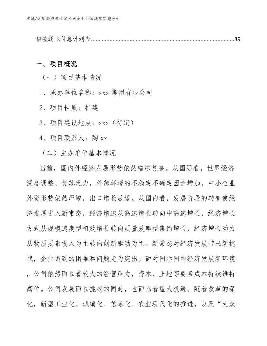 聚烯烃类弹性体公司企业经营战略实施分析_第3页