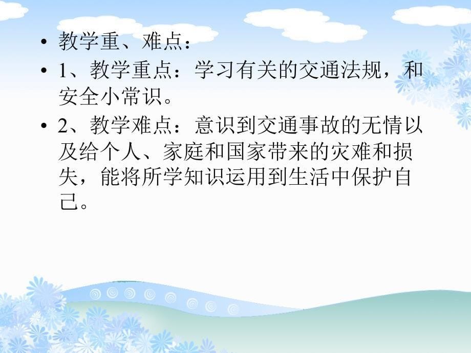 冀教版小学二年级品德与社会上册《遵守交通规则》课件1_第5页