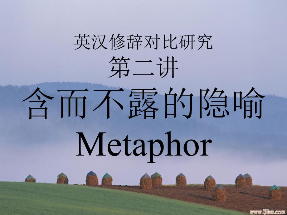 含而不露的隐喻(metaphor).ppt_第1页