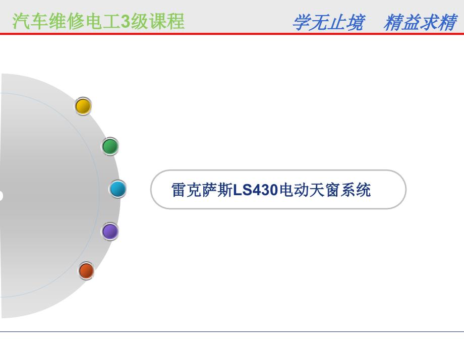 雷克萨斯LS430电动天窗系统.ppt_第2页