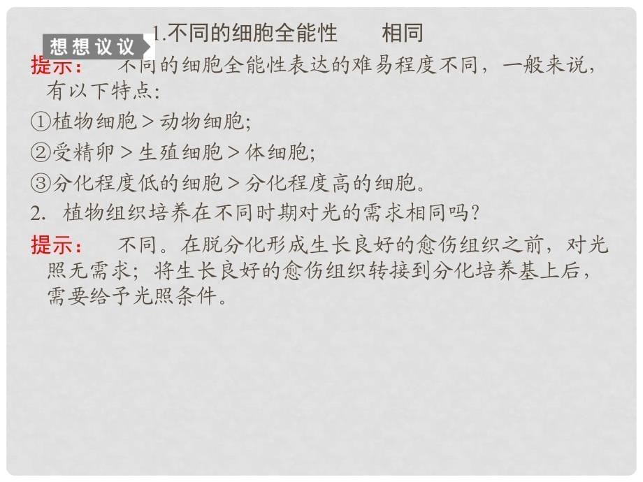 高考生物总复习 专题2 细胞工程配套课件 新人教版选修3_第5页