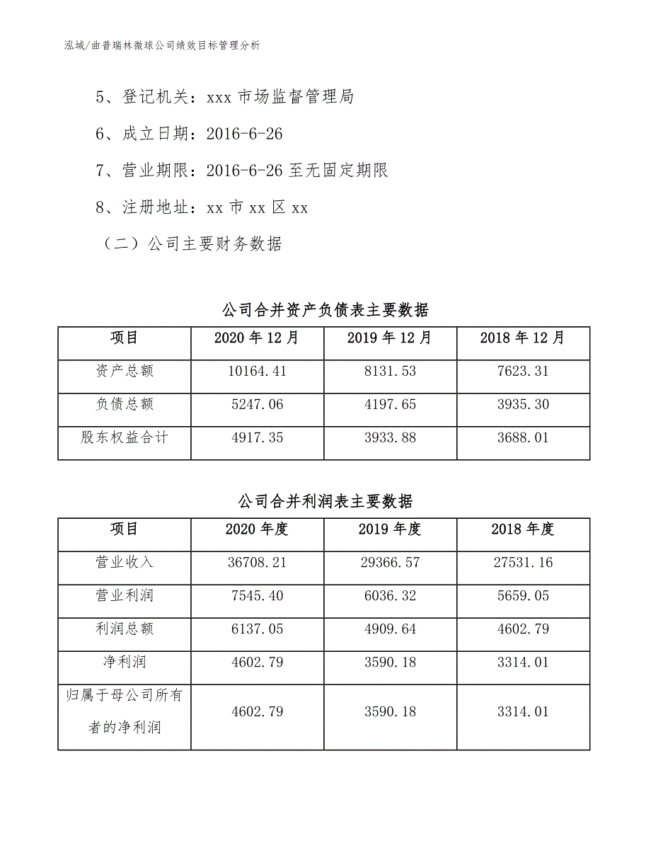 曲普瑞林微球公司绩效目标管理分析_第3页