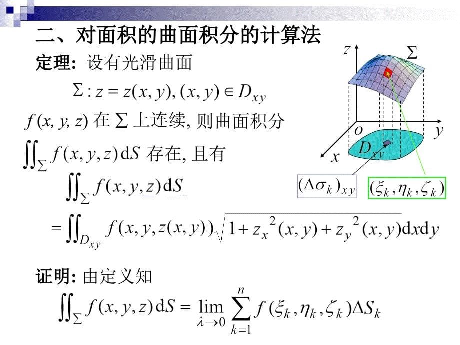 高等数学课件：D11_4对面积曲面积分 (1)_第5页