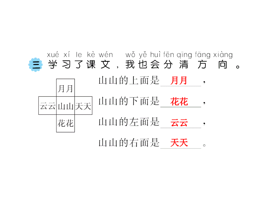 一年级上册语文课件5.影子 课后作业B组人教部编版 (共7张PPT)教学文档_第3页