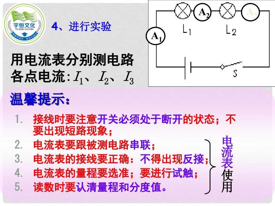 九年级物理全册 15.5 串、并联电路中电流的规律课件 （新版）新人教版_第3页