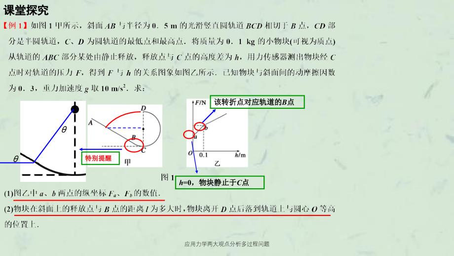 应用力学两大观点分析多过程问题课件_第3页