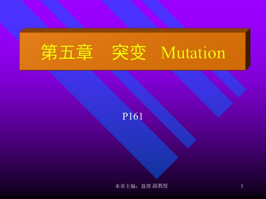 五章节突变Mutation_第1页