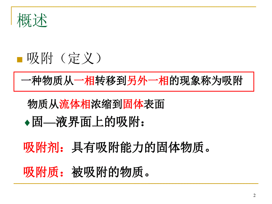 吸附原理及应用ppt课件_第2页