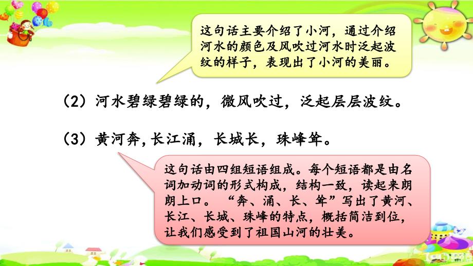 最新人教部编版语文二年级上册《句子专项复习》优秀教学课件_第3页