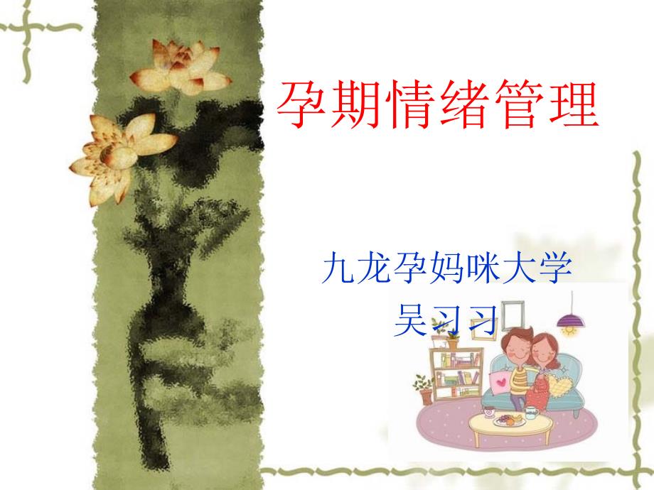 孕期情绪管理(PPT30页)_第1页