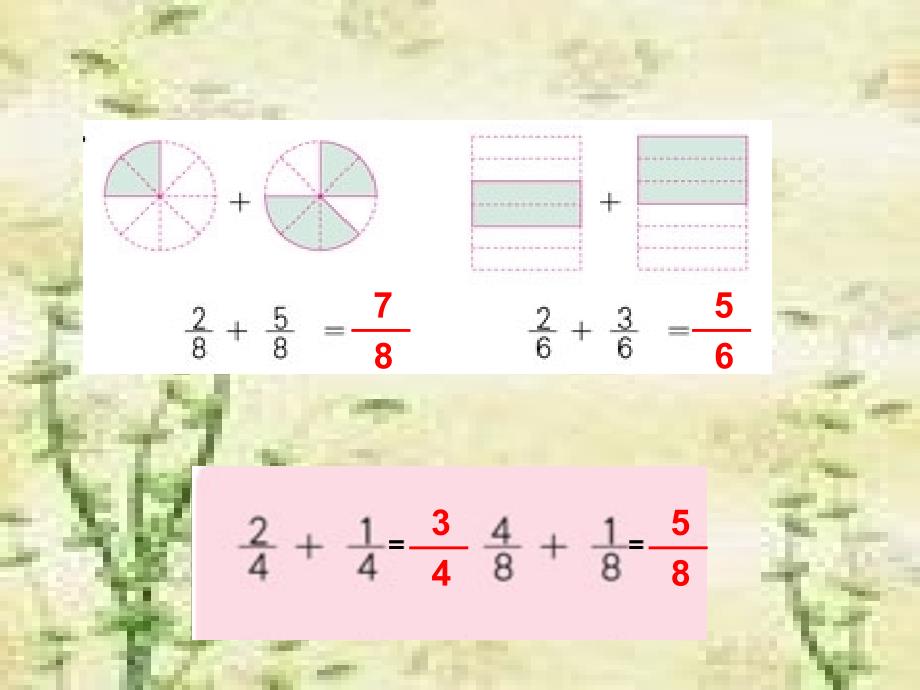 三年级数学分数的简单计算人教课标版三年级上册数学ppt课件_第4页