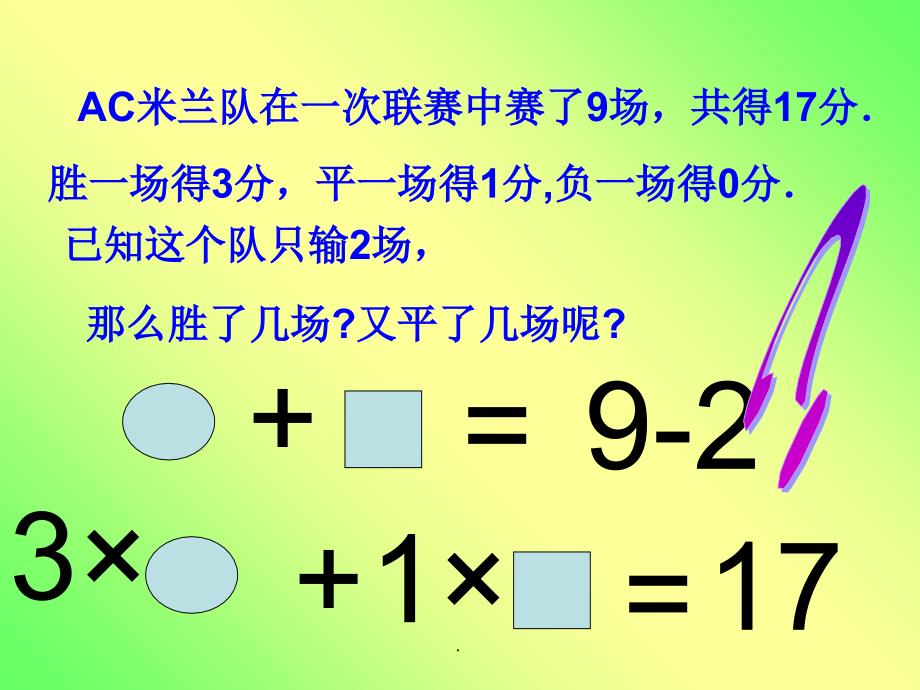 AC米兰队在一次联赛中赛了9场_第2页