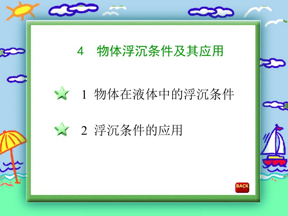 物体的浮沉条件及其应用课件_第1页