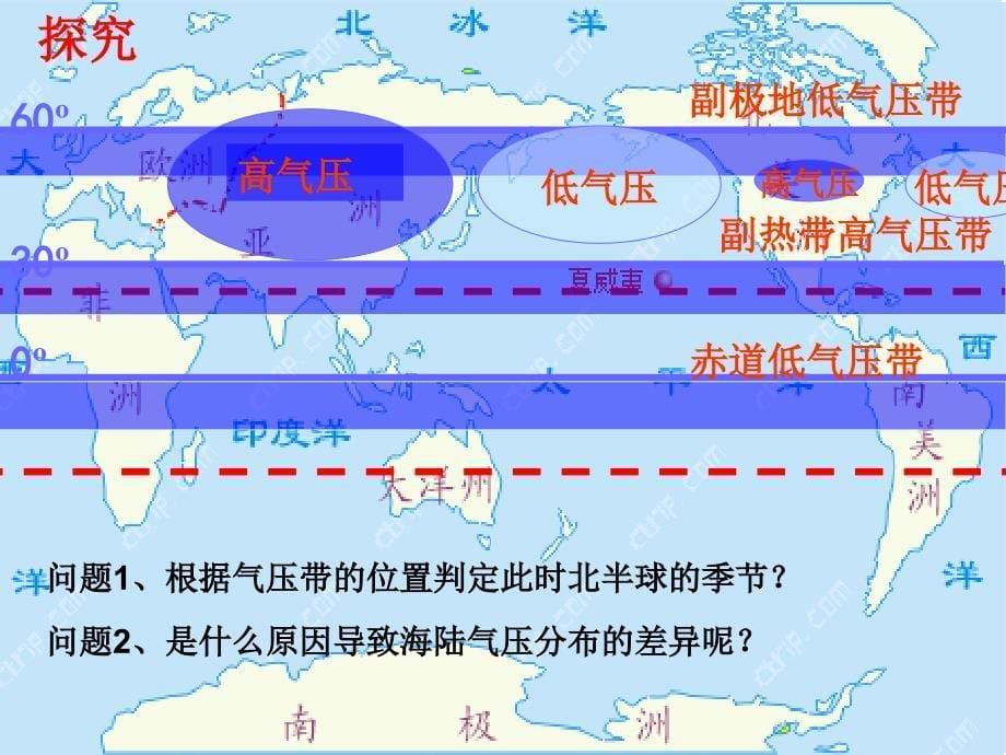 大气环境——全球气压带和风带对气候的影响PPT课件-湘教版_第5页