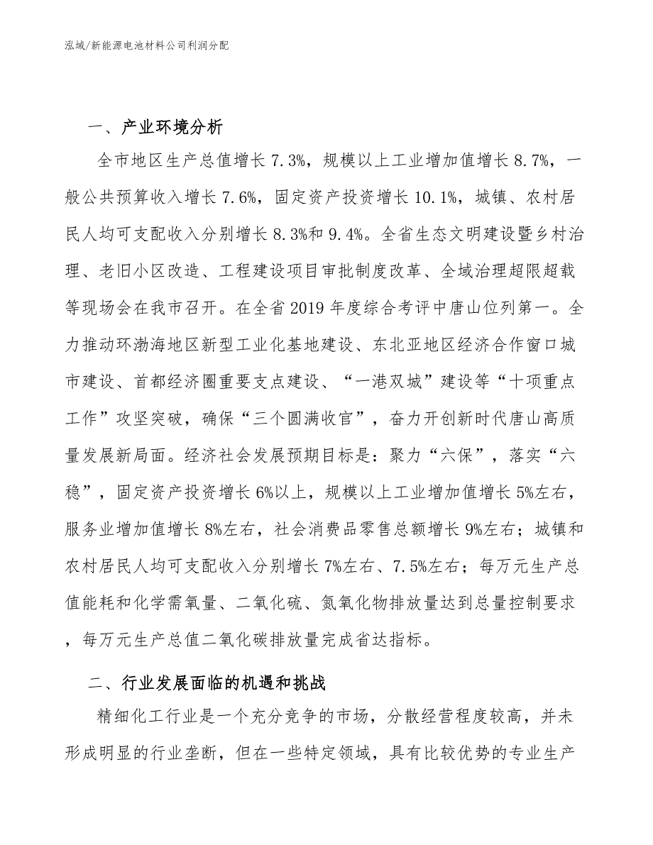 新能源电池材料公司利润分配_第2页