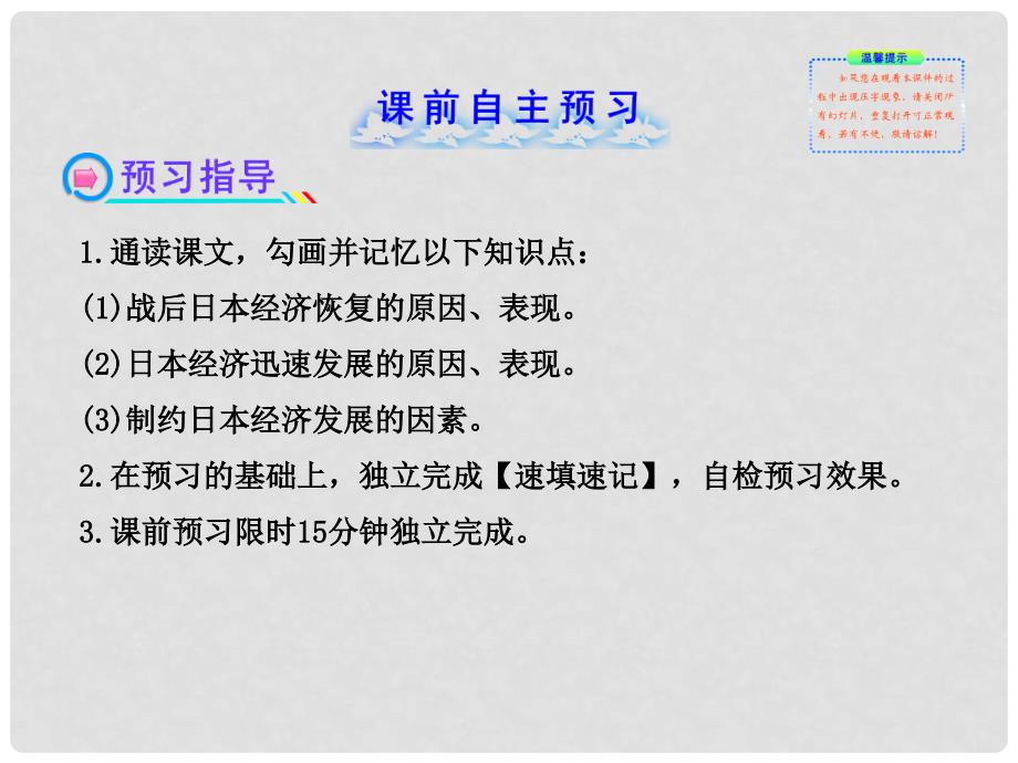 1213版九年级历史下册 4.11日本成为世界经济强国课件 岳麓版_第2页