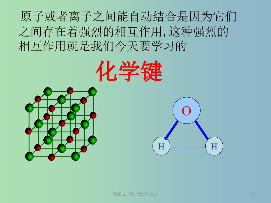 高中化学 专题三 微粒间作用力与物质性质 离子键课件 苏教版选修3 .ppt_第2页