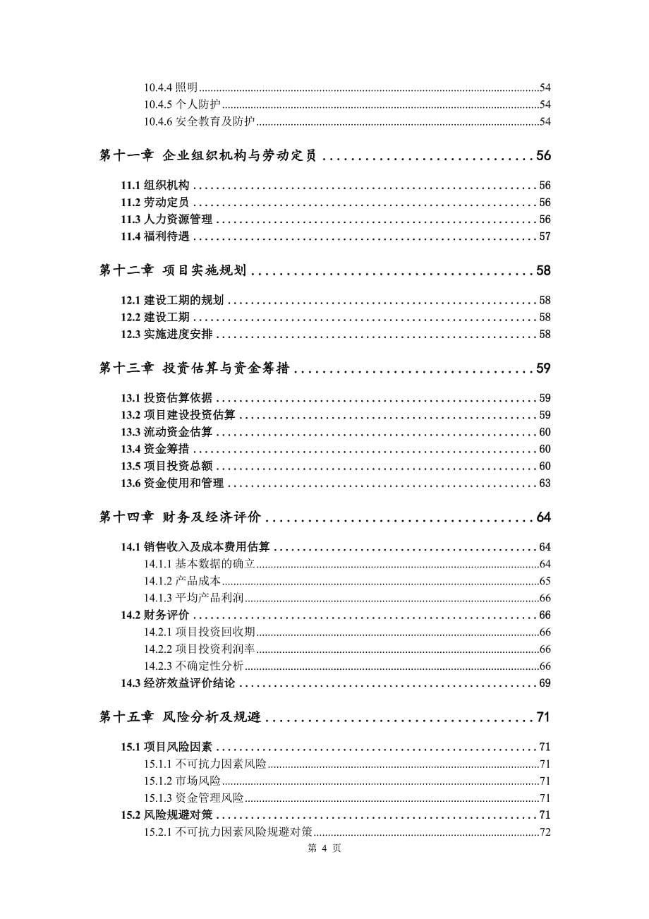 高摩衬垫生产建设项目可行性研究报告_第5页
