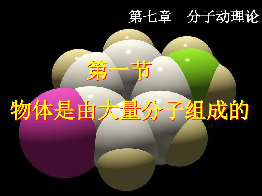 物体是由大量分子组成的PPT课件_第4页