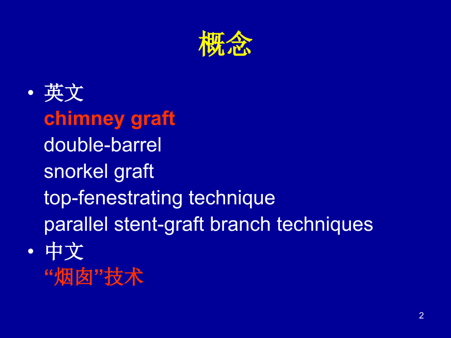 烟囱技术在血管腔内修复术中的应用参考PPT_第2页