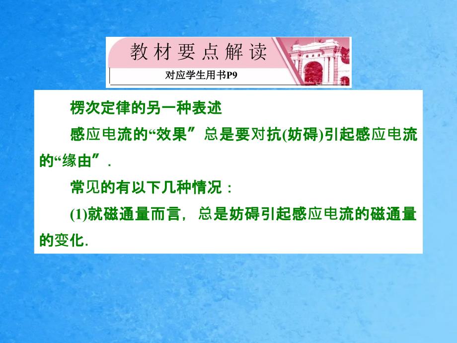 楞次定律的推广及应用ppt课件_第3页