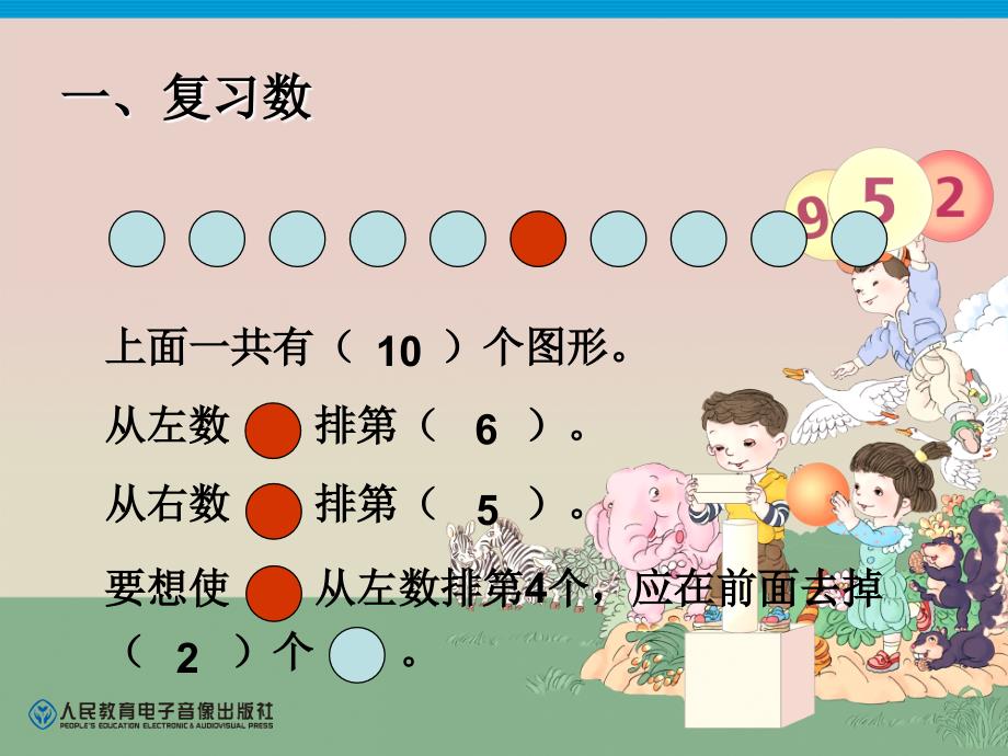 人教版一年级数学上册整理和复习69页_第4页