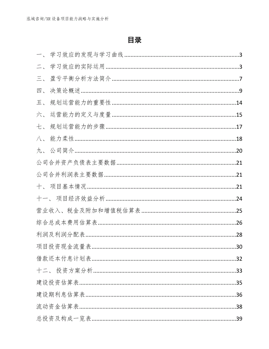 XR设备项目能力战略与实施分析【范文】_第2页